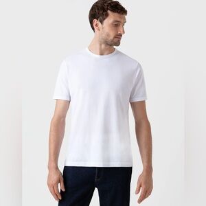 EUC Mens Sunspel Classic T-Shirt White US Medium